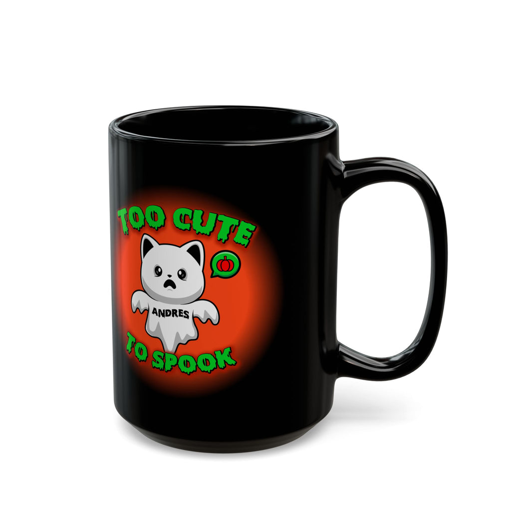 Cute Halloween Mug, Perfect Gift for Cat Lovers, Fun Coffee Cup, Spooky Decor, Personalized Drinkware