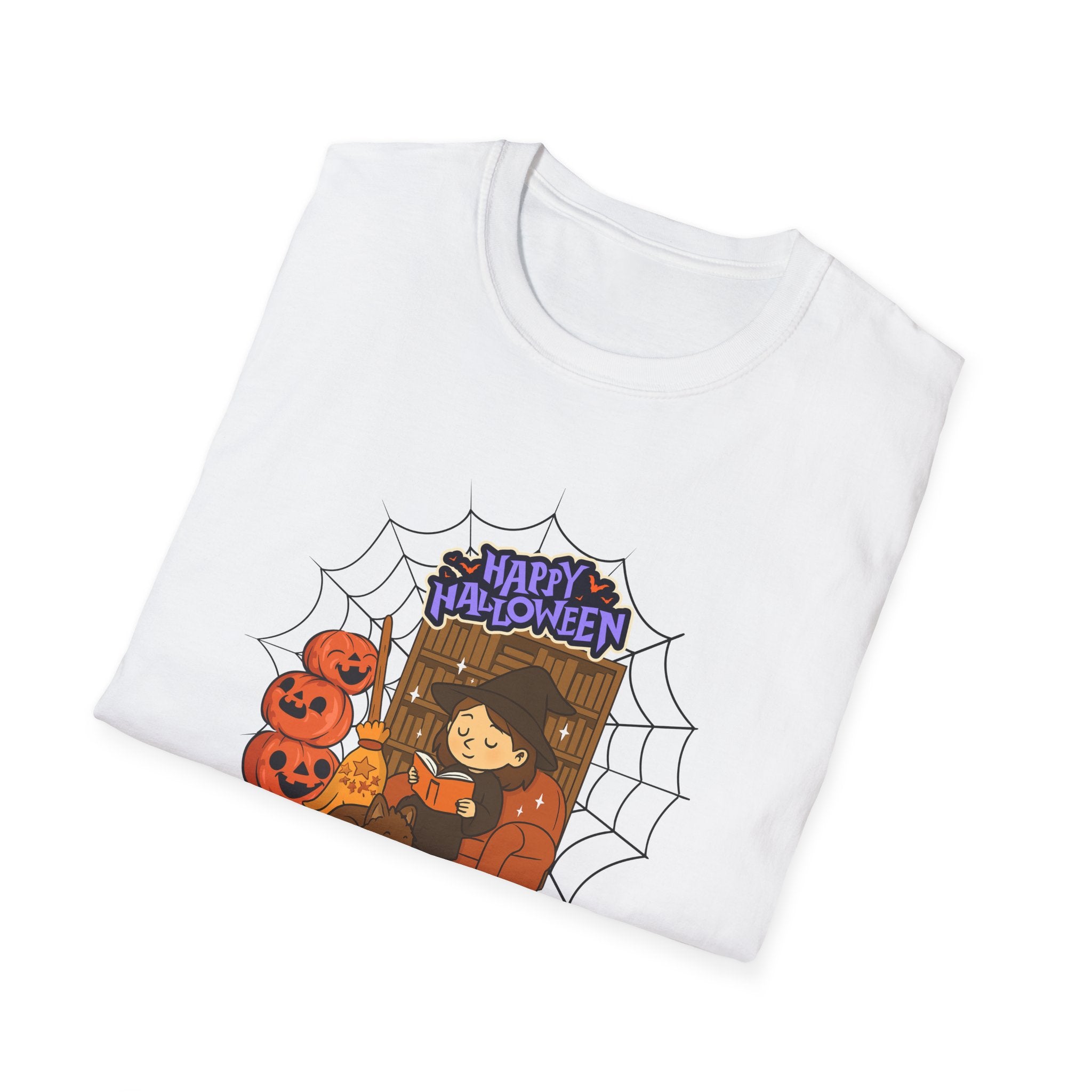 Personalized Halloween Tee  Unisex T-Shirt for Fall, Trick or Treat, Pet y Owner Names, Cozy, Cute & Fun Graphic Shirt for Autumn