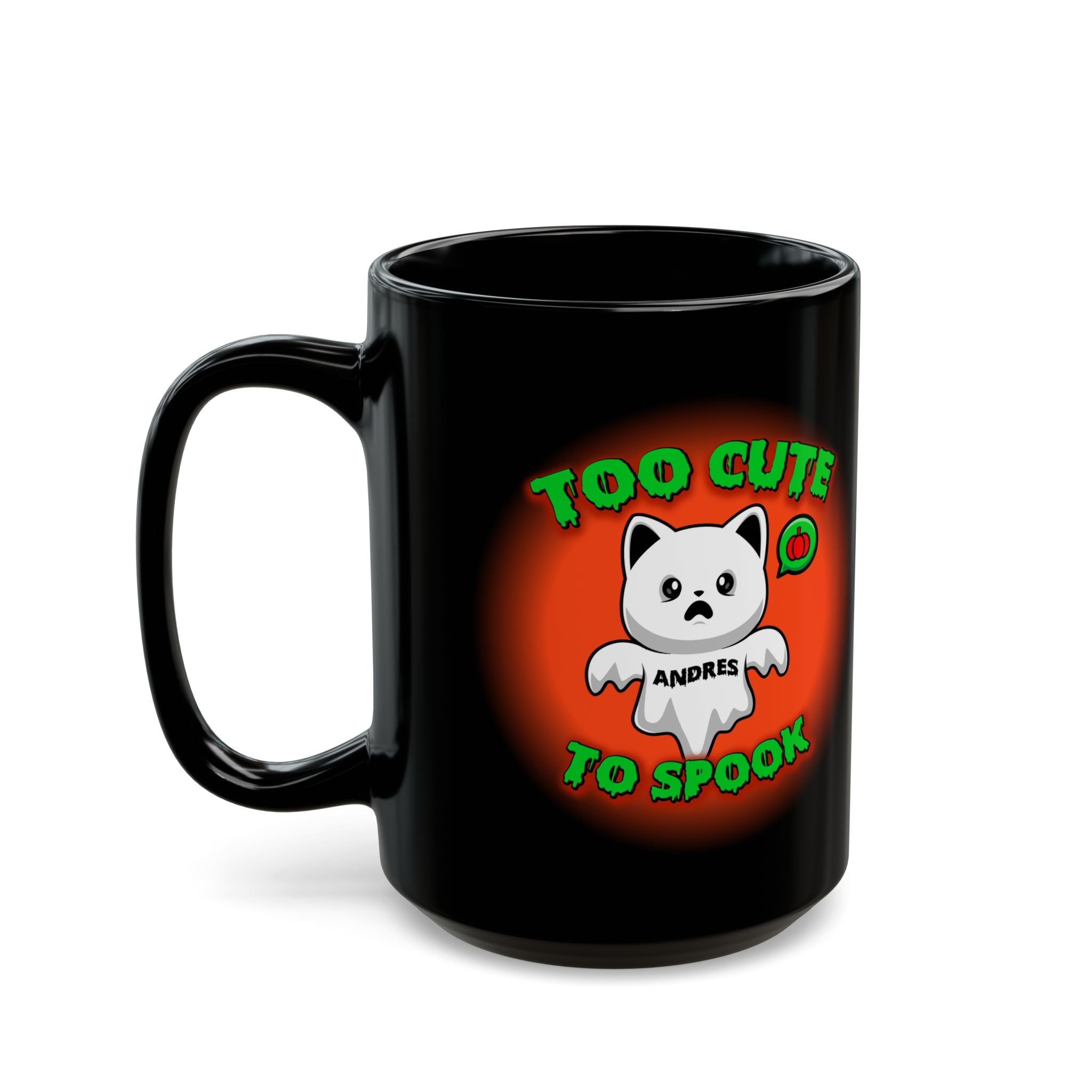Cute Halloween Mug, Perfect Gift for Cat Lovers, Fun Coffee Cup, Spooky Decor, Personalized Drinkware