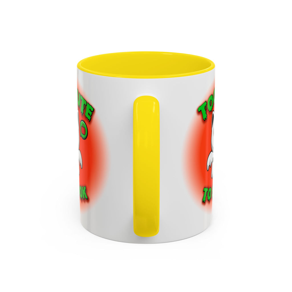 Halloween Accent Mug, Cute Ghost Cat, Too Cute To Spook, Custom Name Gift, Cat Lover Mug, Spooky Season Cup, Orange and White, Pink Handle,