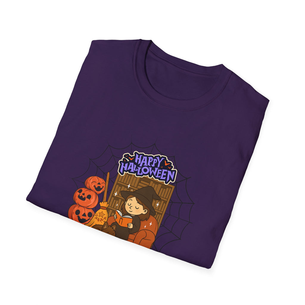 Personalized Halloween Tee  Unisex T-Shirt for Fall, Trick or Treat, Pet y Owner Names, Cozy, Cute & Fun Graphic Shirt for Autumn