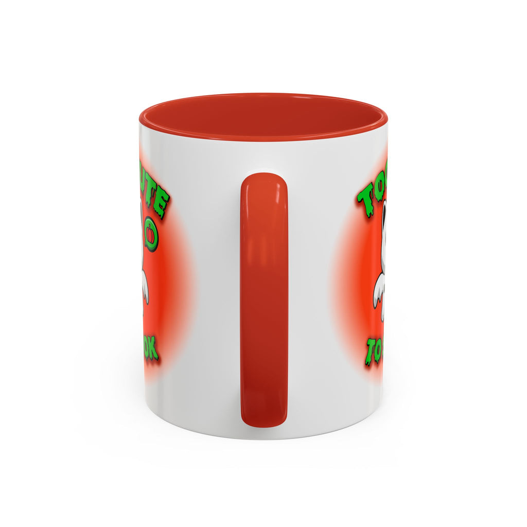 Halloween Accent Mug, Cute Ghost Cat, Too Cute To Spook, Custom Name Gift, Cat Lover Mug, Spooky Season Cup, Orange and White, Pink Handle,