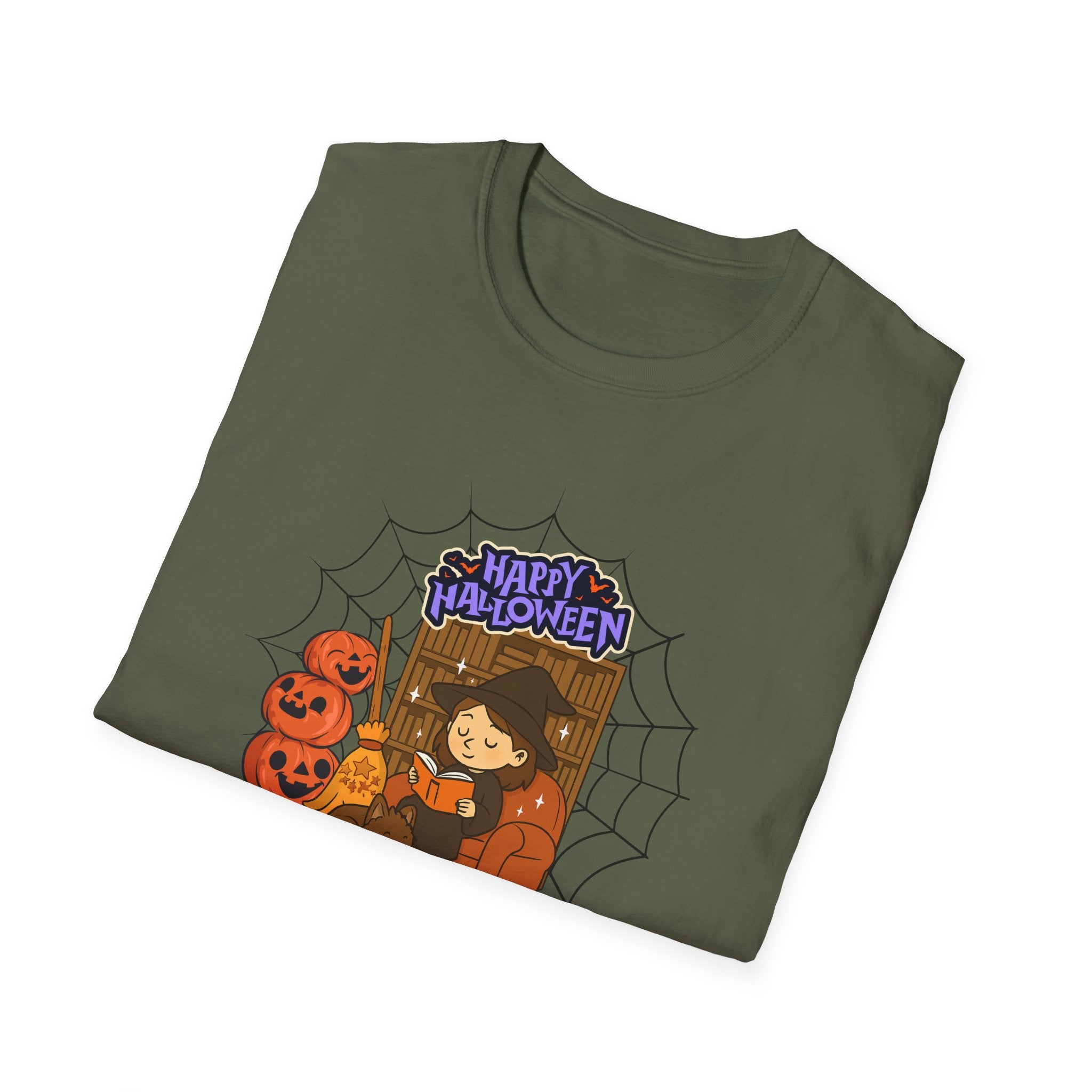 Personalized Halloween Tee  Unisex T-Shirt for Fall, Trick or Treat, Pet y Owner Names, Cozy, Cute & Fun Graphic Shirt for Autumn