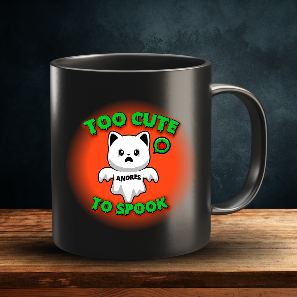 Cute Halloween Mug, Perfect Gift for Cat Lovers, Fun Coffee Cup, Spooky Decor, Personalized Drinkware