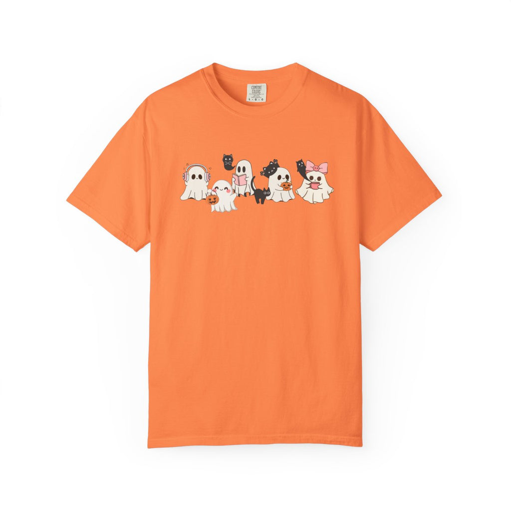 Gothic Ghosts Unisex T-shirt, Halloween Gift, Unique Colorful Tee, Ghost Hobbies Shirt, Spooky Clothing