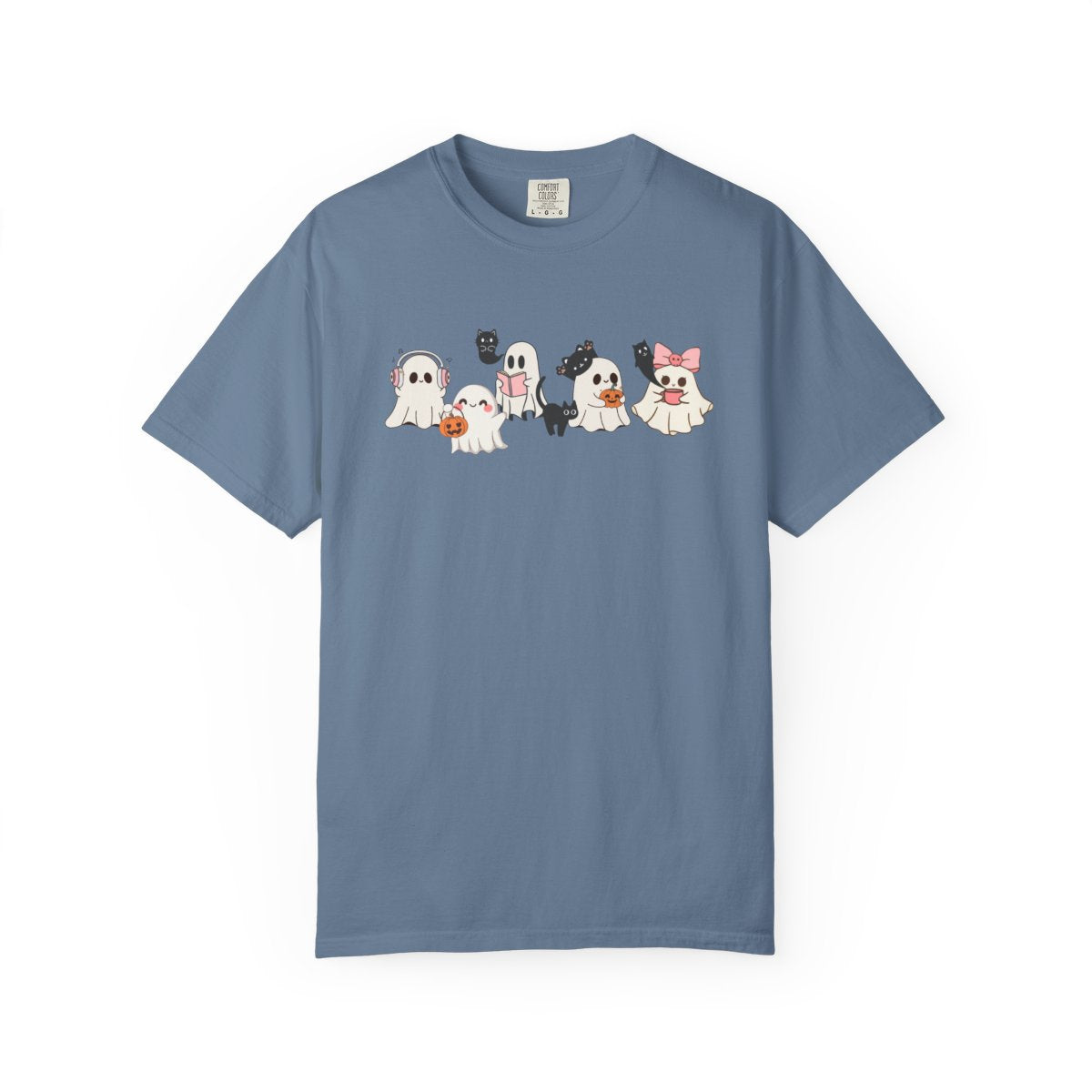 Gothic Ghosts Unisex T-shirt, Halloween Gift, Unique Colorful Tee, Ghost Hobbies Shirt, Spooky Clothing