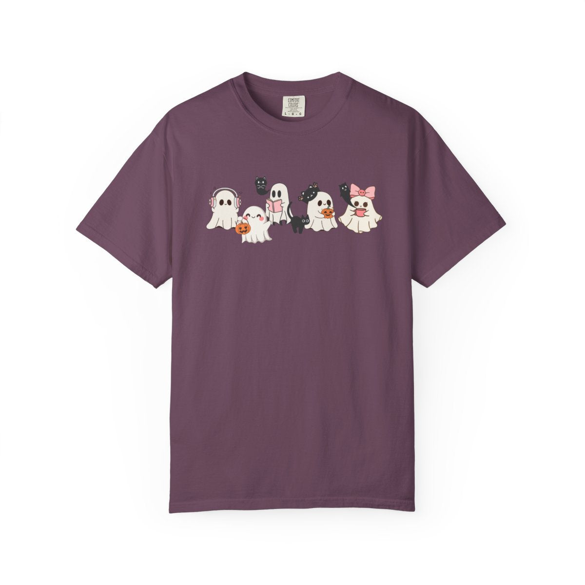 Gothic Ghosts Unisex T-shirt, Halloween Gift, Unique Colorful Tee, Ghost Hobbies Shirt, Spooky Clothing