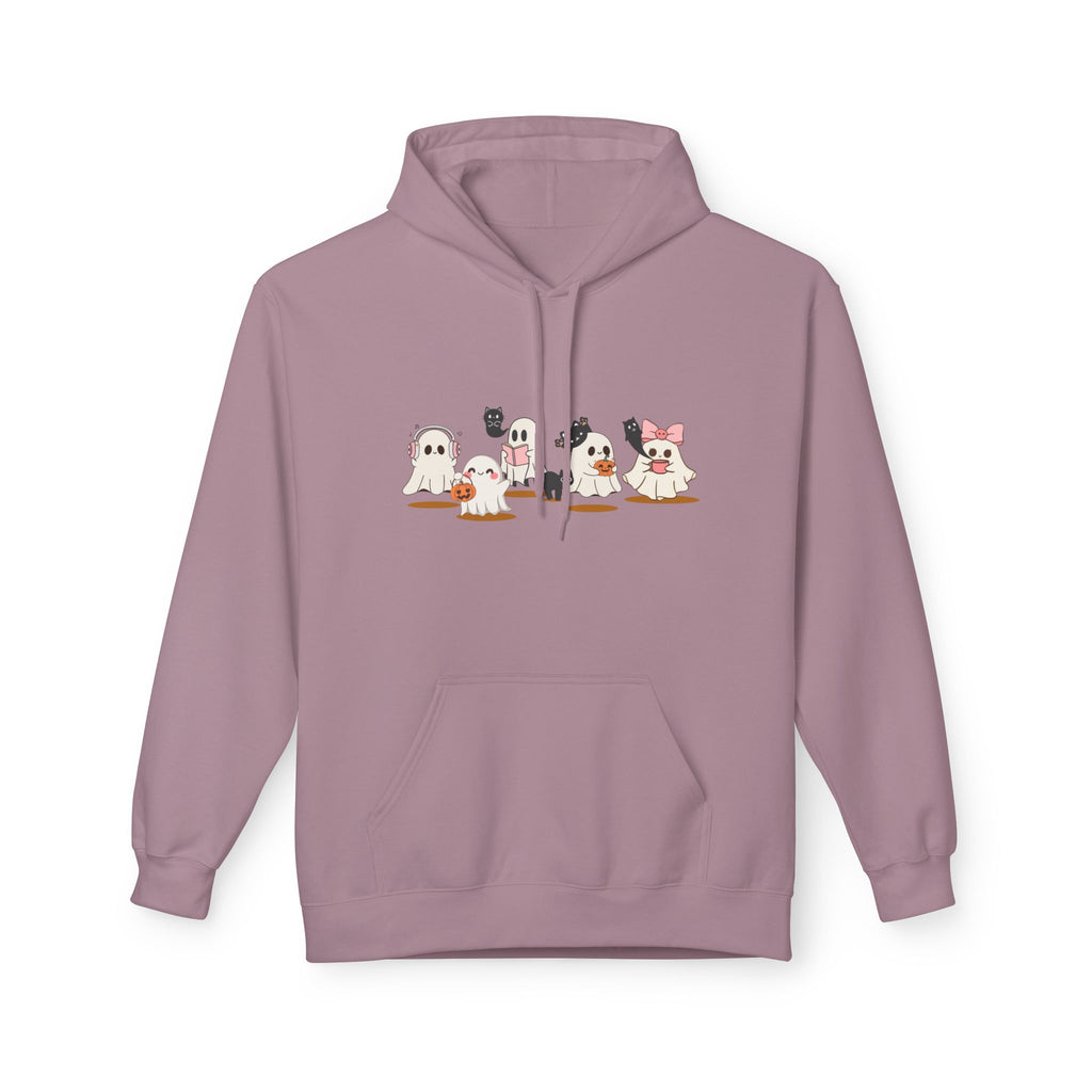 Ghost Reading, Coffee, Music y Cat Sweater, Halloween Sweatshirt for Book Lovers, Teachers y Librarians, Spooky Cute Gift