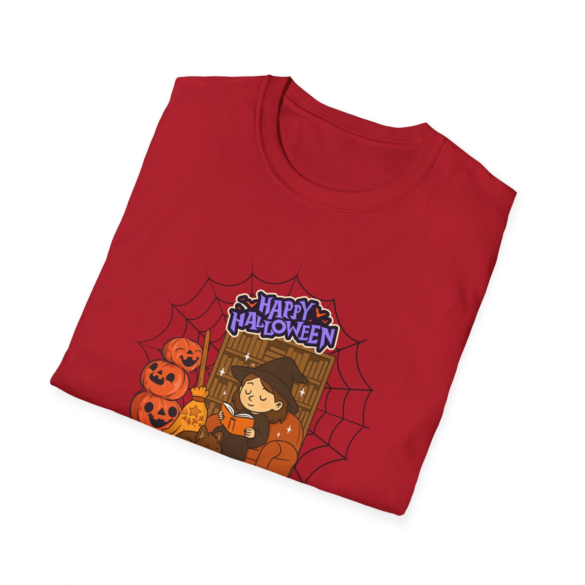 Personalized Halloween Tee  Unisex T-Shirt for Fall, Trick or Treat, Pet y Owner Names, Cozy, Cute & Fun Graphic Shirt for Autumn
