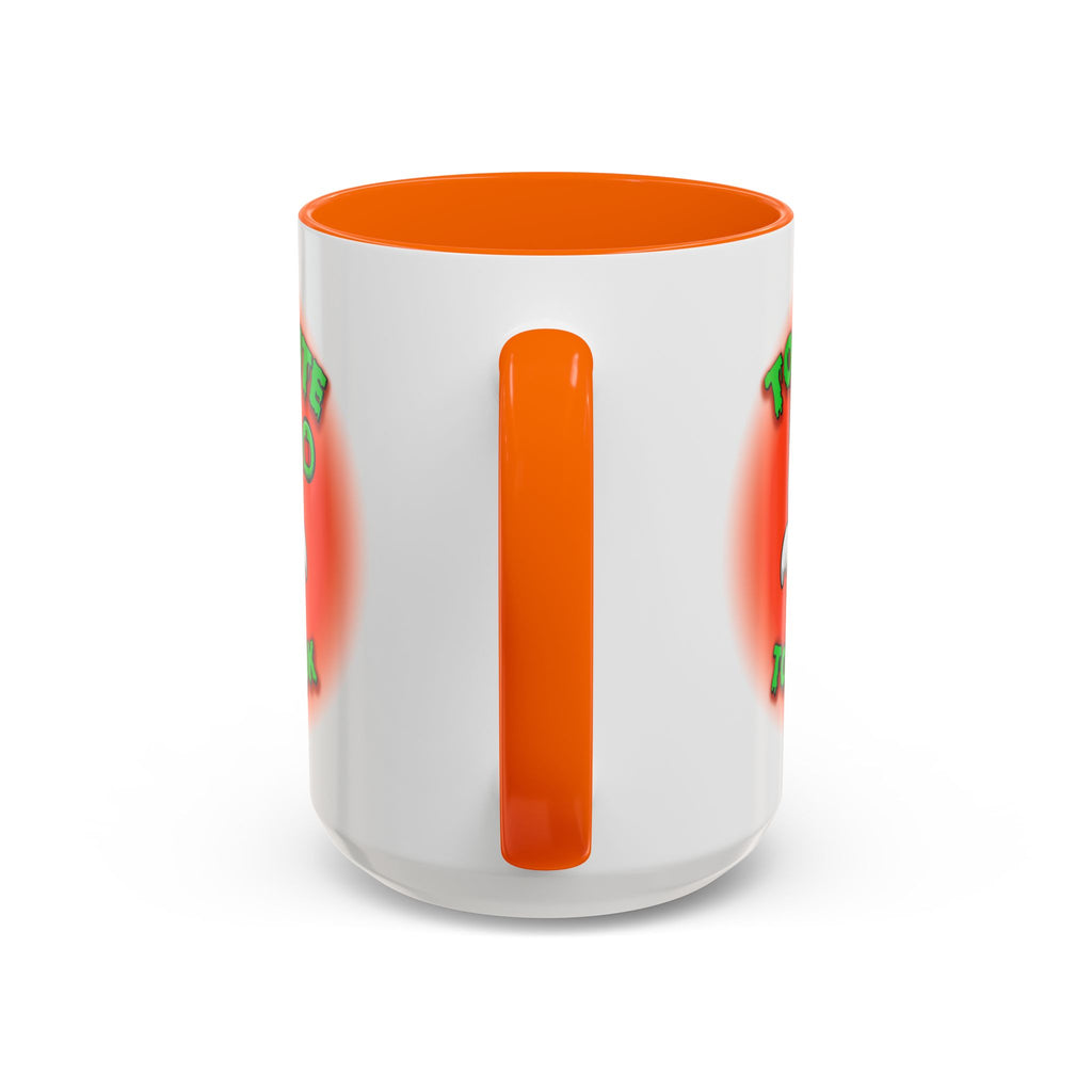 Halloween Accent Mug, Cute Ghost Cat, Too Cute To Spook, Custom Name Gift, Cat Lover Mug, Spooky Season Cup, Orange and White, Pink Handle,