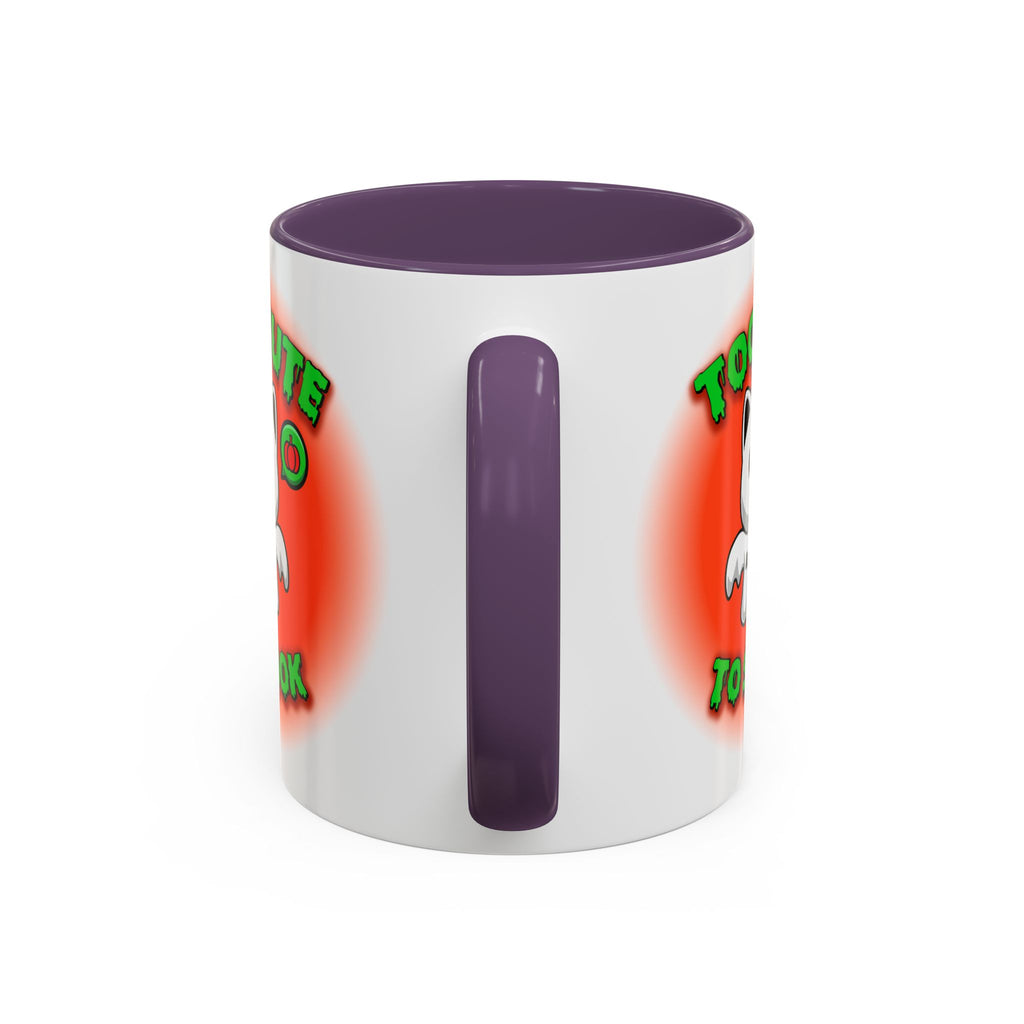 Halloween Accent Mug, Cute Ghost Cat, Too Cute To Spook, Custom Name Gift, Cat Lover Mug, Spooky Season Cup, Orange and White, Pink Handle,